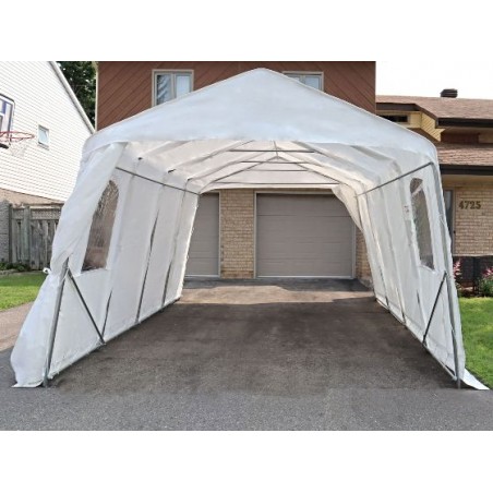 Gazebo Penguin 11x16 Car Shelter - White (ASM11X16FF-200-WHI) Gazebo Penguin 11x16 Car Shelter - White (ASM11X16FF-200-WHI)