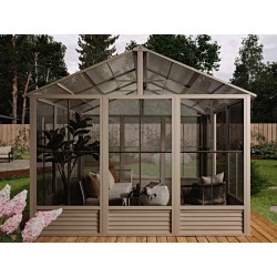 Gazebo Penguin 11x10 Myrdal Solarium Kit - Beige (81110PC-14)