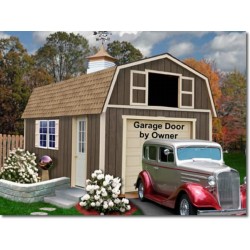 Best Barns Brookhaven 20x10 Wood Storage Shed Kit (bhaven1020)