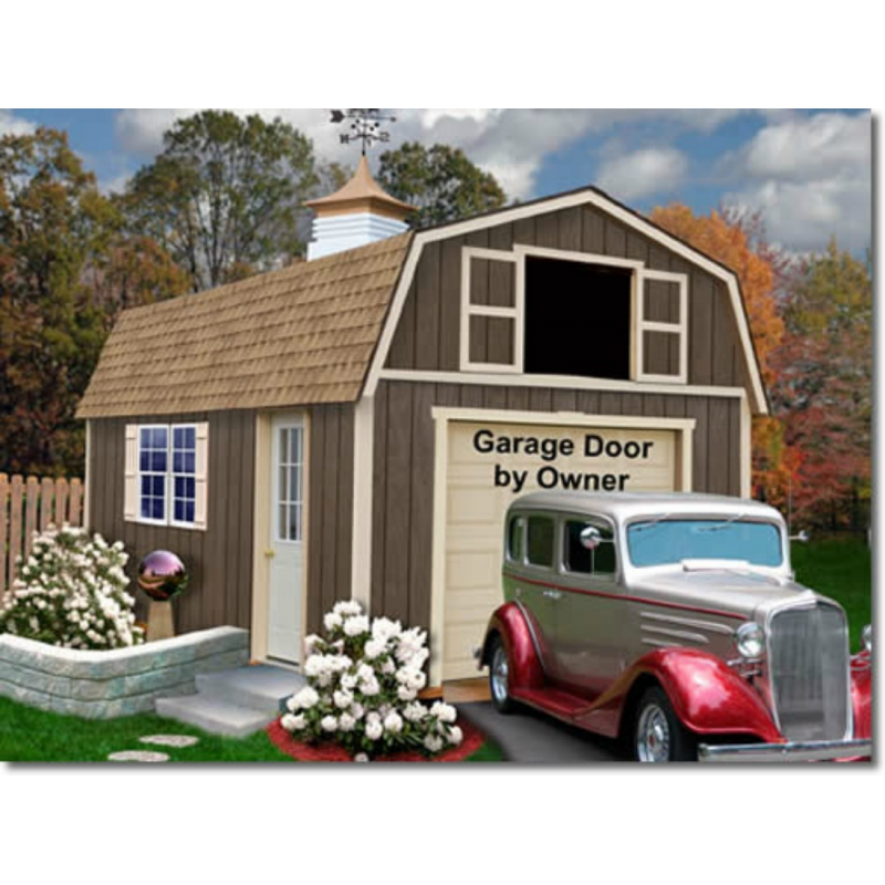Tahoe 12x20 Wood Storage Garage Shed Kit (tahoe_1220)