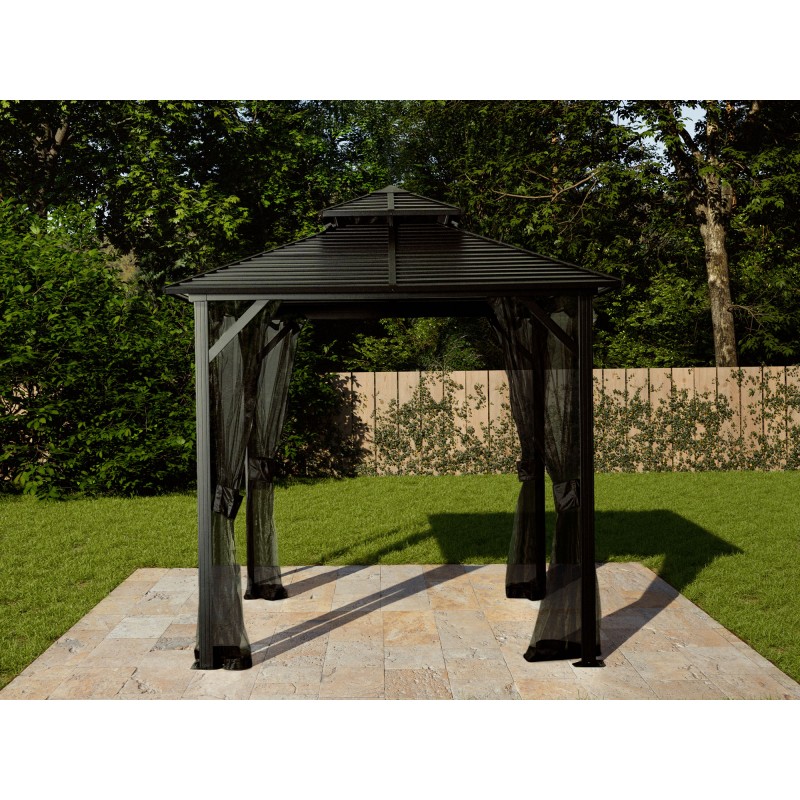 Gazebo Penguin Shefford Gazebo metal Gazebo Penguin Shefford Gazebo metal roof 8x8 (70808-42)8x8 (70808-42)