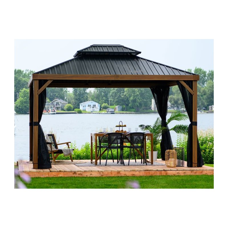 Gazebo Penguin 10x10 Yosemite Aluminum Frame Gazebo (41010MR-W013)