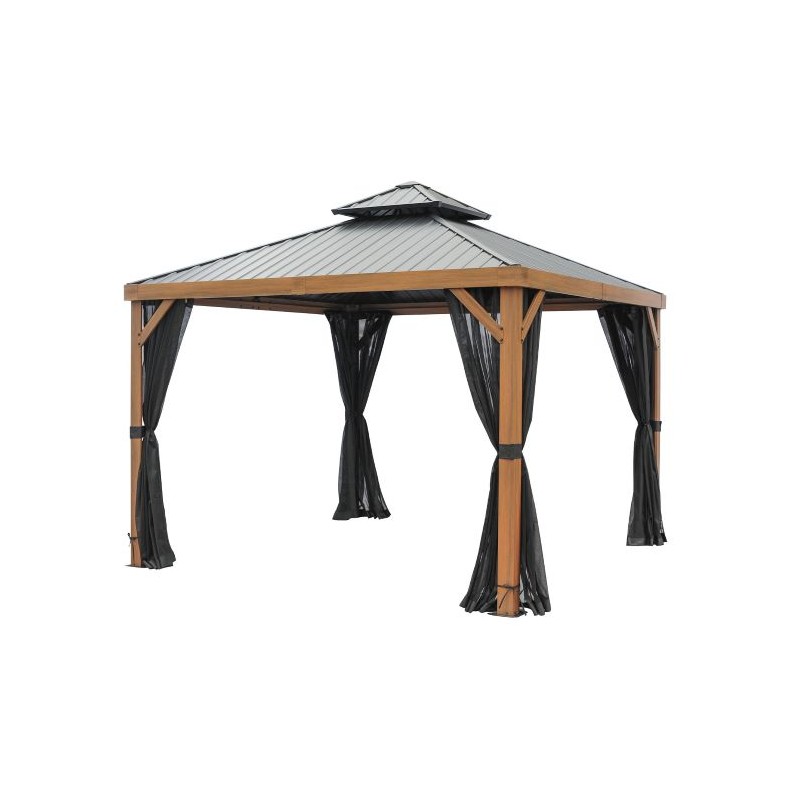 Gazebo Penguin 10x10 Yosemite Aluminum Frame Gazebo (41010MR-W013)