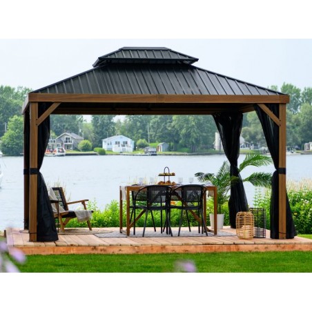 Gazebo Penguin 12x16 Yosemite Aluminum Frame Gazebo Kit (41216MR-W013)
