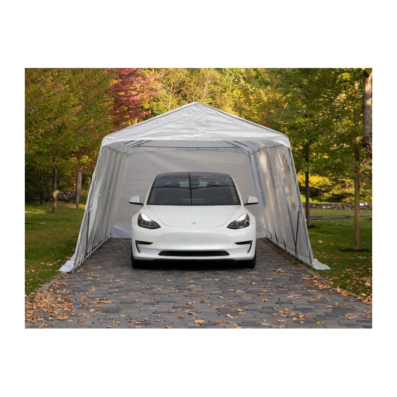 Gazebo Penguin 11 x16 Car Shelter (ASM11x16-CLEAR)