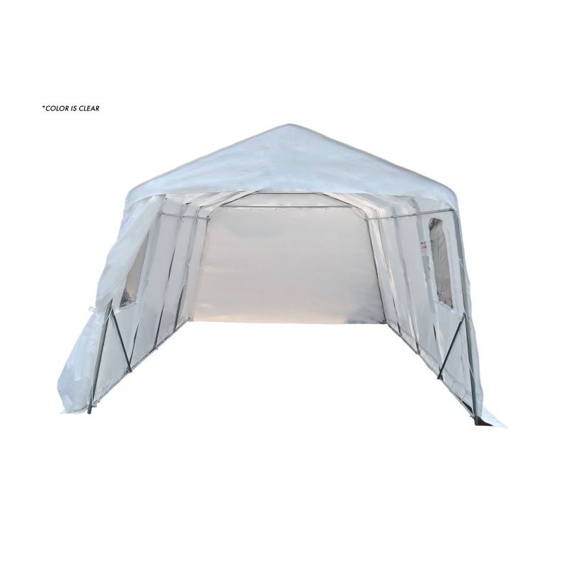 Gazebo Penguin 11 x16 Car Shelter (ASM11x16-CLEAR)