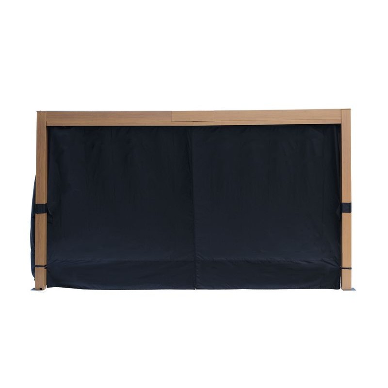 Gazebo Penguin 10x13 Pergola Curtains - Black (24-043)