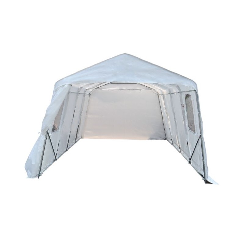 Gazebo Penguin 11x16 Car Shelter Kit - White (ASM11X16FF-200-WHI)