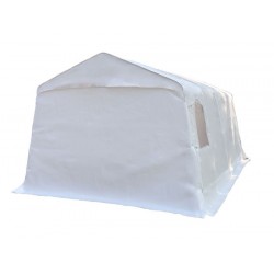 Gazebo Penguin 11x16 Car Shelter Kit - White (ASM11X16FF-200-WHI)