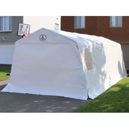 Gazebo Penguin 11x20 Car Shelter Kit (ASM11X20FF-200-WHI)