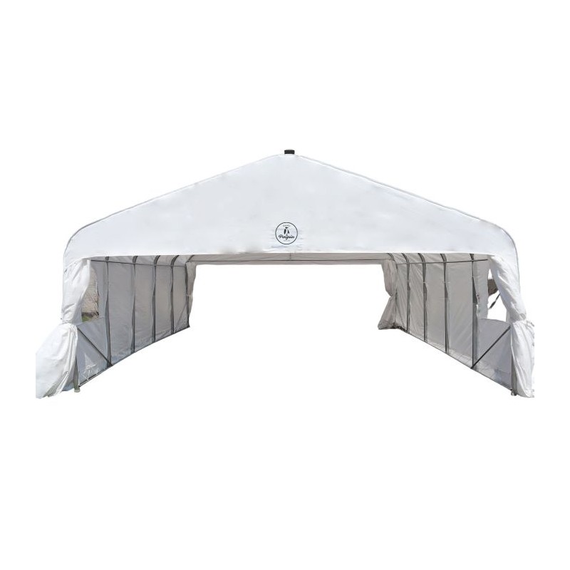 Gazebo Penguin 18x20 Deluxe Double Car Shelter Kit - White (CO18X20FF-200)