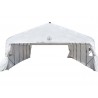 Gazebo Penguin 18x20 Deluxe Double Car Shelter Kit - White (CO18X20FF-200)