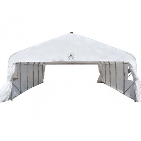 Gazebo Penguin 20x20 Deluxe Double Car Shelter Kit - White (CO20X20FF-200)