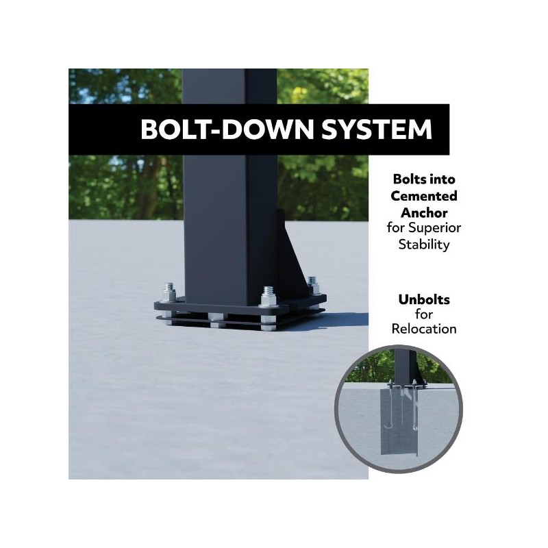 Lifetime Adjustable Bolt Down Basketball Hoop (90569)