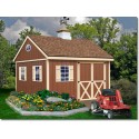 Mansfield 12x12 Wood Storage Shed Kit (mansfield_1212)