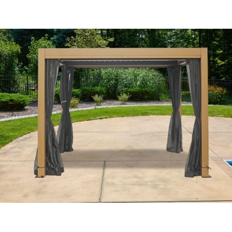Gazebo Penguin 10x10 Free Standing Pergola Mosquito Netting (25-003)
