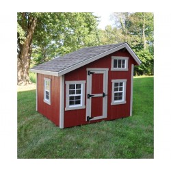 EZ-Fit 6x7 Playhouse Kit with Loft, Windows, Floor & Shingles (ez_playhouse67)