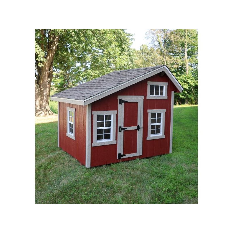 EZ-Fit 6x7 Playhouse Kit with Loft, Windows, Floor & Shingles (ez_playhouse67)