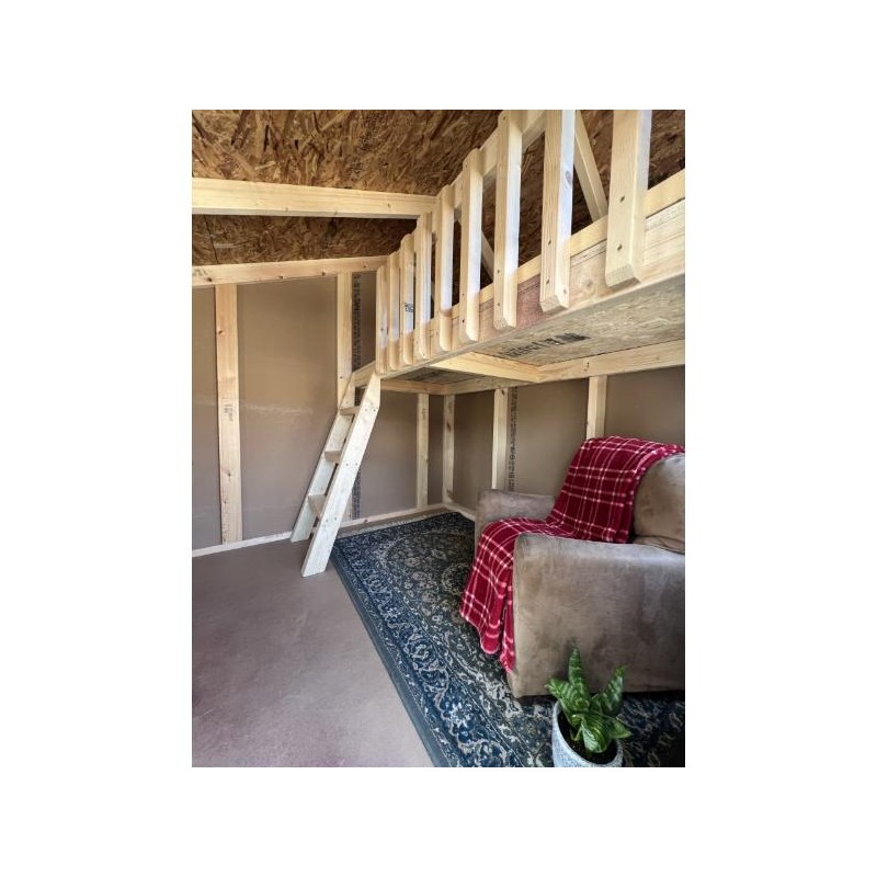 EZ-Fit 6x7 Playhouse Kit with Loft, Windows, Floor & Shingles (ez_playhouse67)