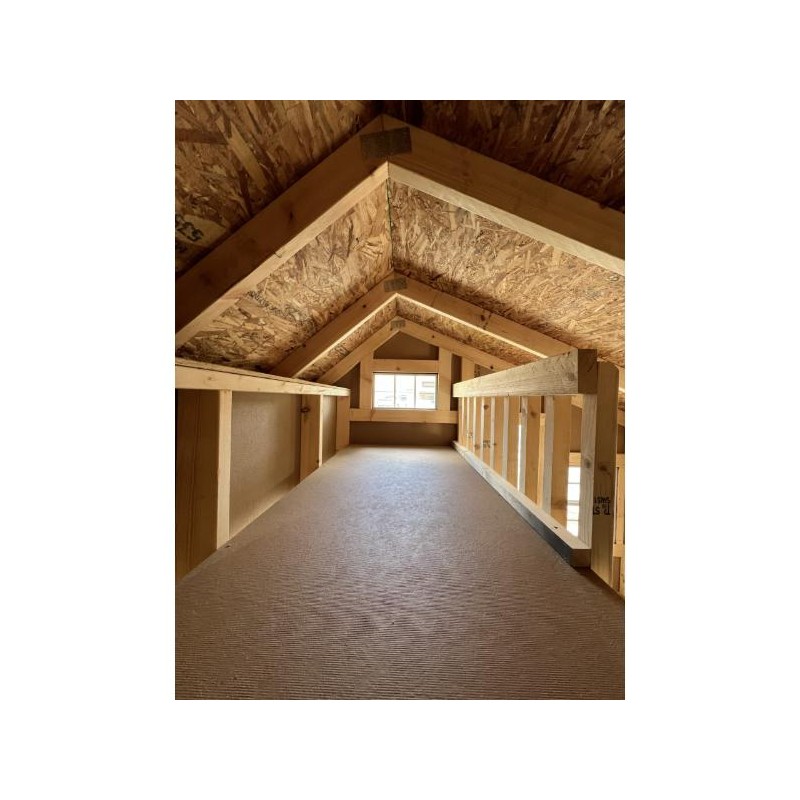 EZ-Fit 6x7 Playhouse Kit with Loft, Windows, Floor & Shingles (ez_playhouse67)