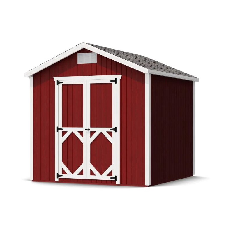 Little Cottage Co Classic Gable Wood 8x10 Storage Shed Kit (8x10 CGS-PC)