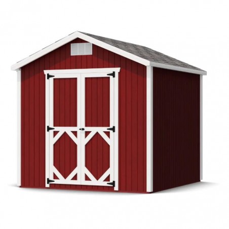 Little Cottage Co Classic Gable Wood 8x10 Storage Shed Kit (8x10 CGS-PC)