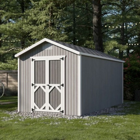 Little Cottage Co Classic Gable 8x8 Storage Shed Kit (8x8 CGS-PC)