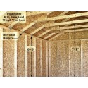 Fairview 12x16 Wood Storage Shed Kit - ALL Pre-Cut (fairview_1216)