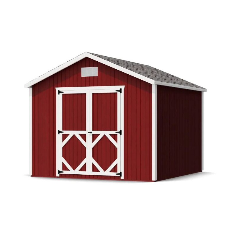 Little Cottage Co Classic Gable 10x10 Storage Shed Kit (10x10 CGS-PC)