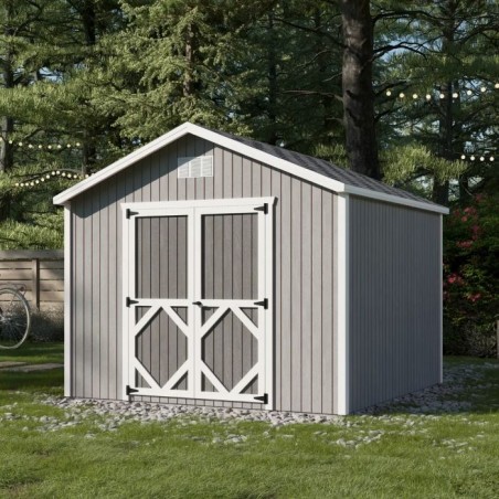 Little Cottage Co Classic Gable 10x10 Storage Shed Kit (10x10 CGS-PC)