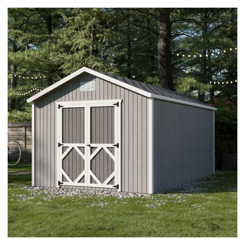 Little Cottage Co Classic Gable 10x16 Storage Shed Kit (10x16 CGS-PC)
