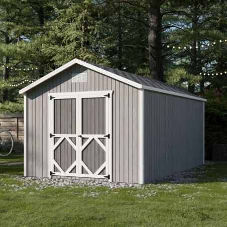 Little Cottage Co Classic Gable 10x16 Storage Shed Kit (10x16 CGS-PC)
