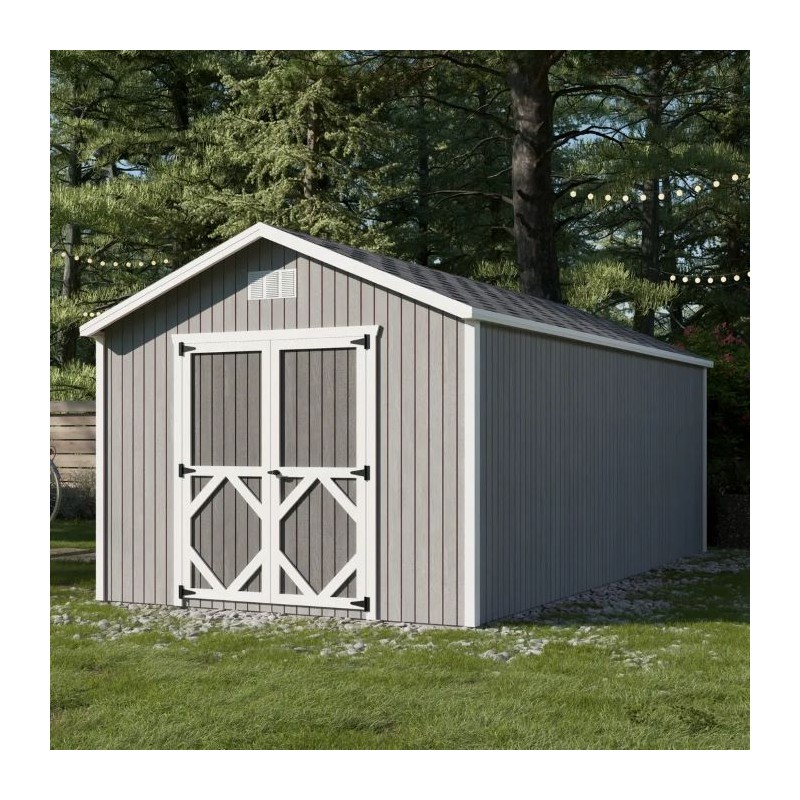 Little Cottage Co Classic Gable 10x20 Storage Shed Kit (10x20 CGS-PC)