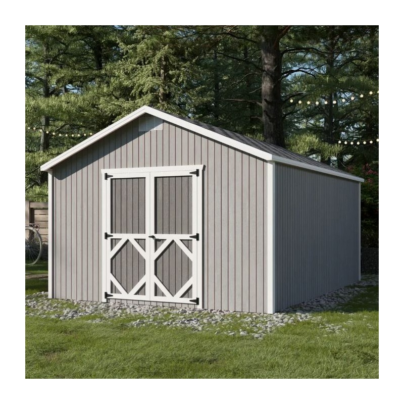 Little Cottage Co Classic Gable 12x16 Storage Shed Kit (12x16 CGS-PC)