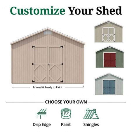 Little Cottage Co Classic Gable 12x20 Storage Shed Kit (12x20 CGS-PC) Little Cottage Co Classic Gable 12x20 Storage Shed Kit (12x20 CGS-PC)