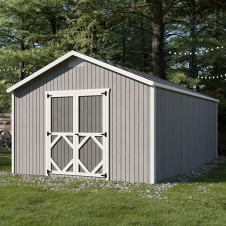 Little Cottage Co Classic Gable 12x20 Storage Shed Kit (12x20 CGS-PC)