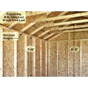 North Dakota 12x12 Wood Storage Shed Kit (northdakota_1212)