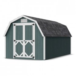 Little Cottage Co. Classic Gambrel 8x16 Barn Shed Kit w/ 4' Sidewall (8x16 CGB-4-PC)