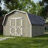 Little Cottage Co. Classic Gambrel 12x12 Barn Shed Kit w/ 4' Sidewall (12x12 CGB-4-PC)