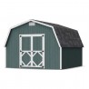 Little Cottage Co. Classic Gambrel 12x12 Barn Shed Kit w/ 4' Sidewall (12x12 CGB-4-PC)