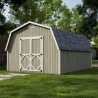 Little Cottage Co. Classic Gambrel 12x16 Barn Shed Kit w/ 4' Sidewall (12x16 CGB-4-PC)
