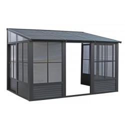 Gazebo Penguin Florence 10x12 Metal Roof - Black (W1209MR-42)