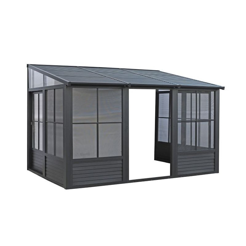 Gazebo Penguin Florence 10x12 Metal Roof - Black (W1209MR-42)