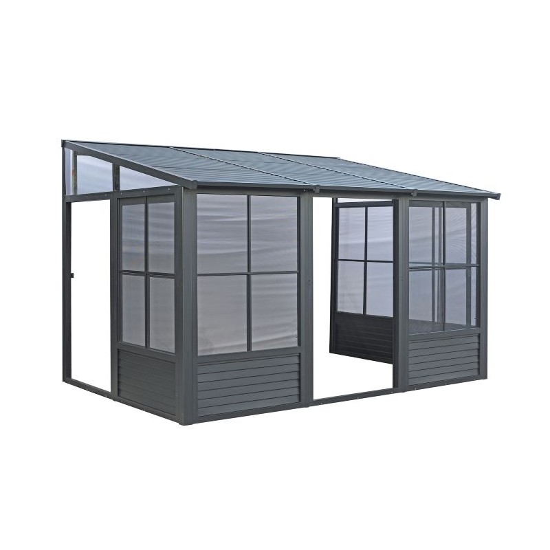 Gazebo Penguin Florence 10x12 Metal Roof - Black (W1209MR-42)