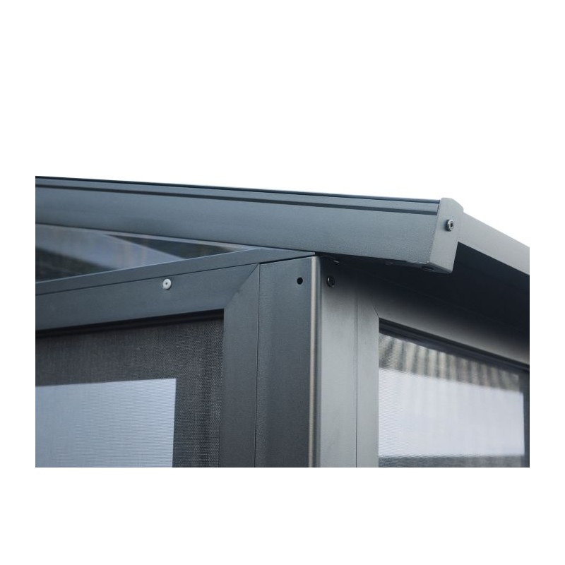 Gazebo Penguin Florence 10x12 Metal Roof - Black (W1209MR-42)