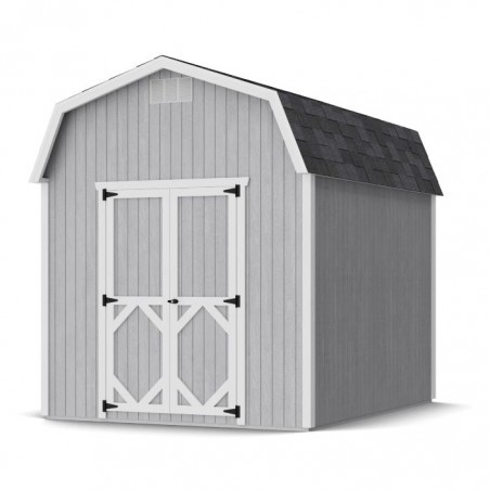 Little Cottage Co. Classic Gambrel 8x10 Wood Barn Shed Kit w/ 6 ft Sidewall (8x10 CGB-6-PC) Little Cottage Co. Classic Gambrel 8x10 Wood Barn Shed Kit w/ 6 ft Sidewall (8x10 CGB-6-PC)