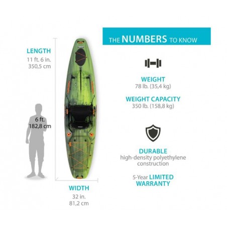 Lifetime Yukon Angler 116 Fishing Kayak - Python Fusion (91042) Lifetime Yukon Angler 116 Fishing Kayak - Python Fusion (91042)