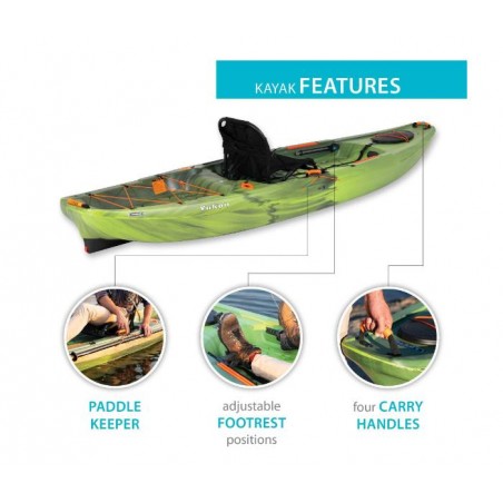 Lifetime Yukon Angler 116 Fishing Kayak - Python Fusion (91042) Lifetime Yukon Angler 116 Fishing Kayak - Python Fusion (91042)