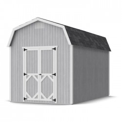 Little Cottage Co. Classic Gambrel 8x14 Wood BarnShed Kit w/ 6' Sidewall (8x14 CGB-6-PC)