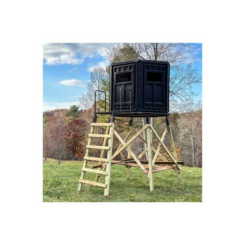 Maverick Booner 6-Panel Hard-Sided Hunting Blind with Tinted Dual Windows - (00216)